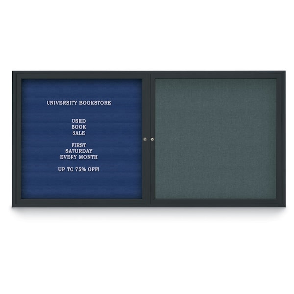 Corkboard, 60"x36", Cork/Satin